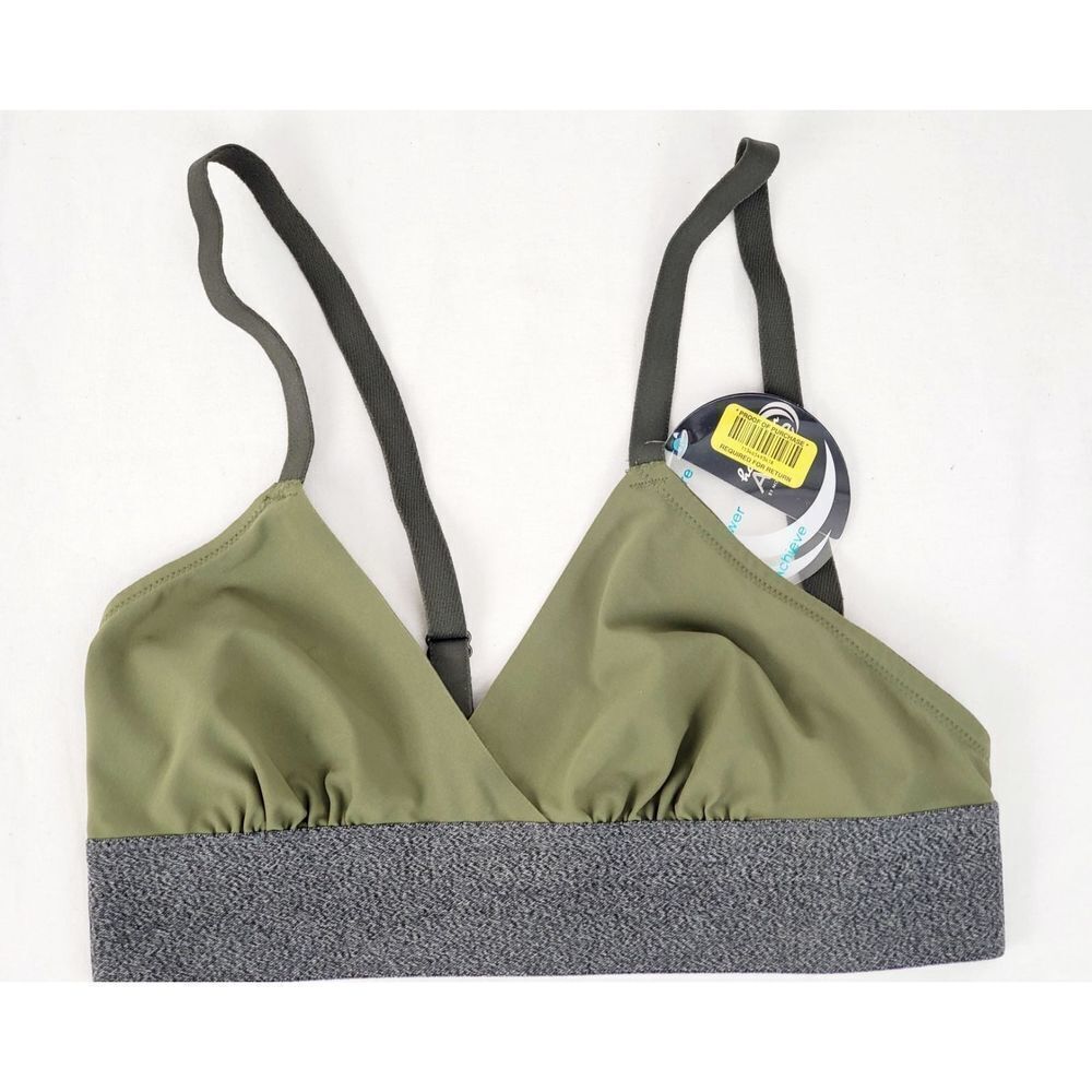 Half Moon Active by Modern Movement MEDIUM Sleamless Sports Bra Wireless, Burnt